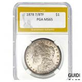 1878 7/8TF $1 PGA MS65