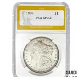 1899 $1 Morgan Dollar PGA MS64