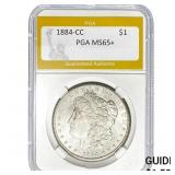 1884-CC $1 PGA MS65+