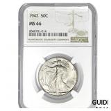 1942 Walking Liberty Half Dollar