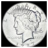 1927 Peace Silver Dollar CLOSELY UNCIRCULATED