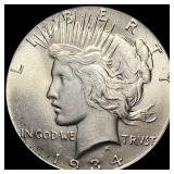 1934 Silver Peace Dollar UNCIRCULATED