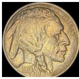 1913-D Type 2 Buffalo Nickel CHOICE AU