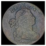 1798 Large Cent Draped Bust LIGHTLY CIRCULATED