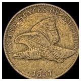 1857 Flying Eagle Cent NEARLY UNCIRCULATED