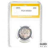 1895 Barber Quarter PGA MS66+