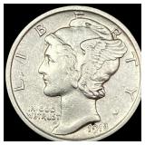 1918 Mercury Dime CLOSELY UNCIRCULATED