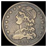 1834 Capped Bust Quarter LIGHTLY CIRCULATED
