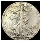 1935 Silver Walking Liberty Half Dollar CHOICE AU