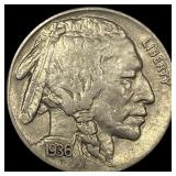 1936-P Buffalo Nickel CLOSELY UNCIRCULATED