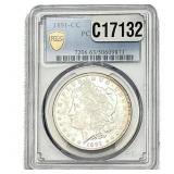 1891-CC Morgan Silver Dollar PCGS MS63