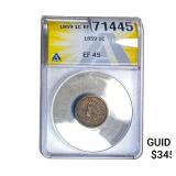 1859 Indian Head Cent ANACS EF45