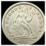 1853 Arrows Seated Liberty Dime CLOSELY UNCIRCULAT