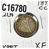1875-CC Twenty Cent Piece