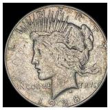 1928-S Silver Peace Dollar NEARLY UNCIRCULATED