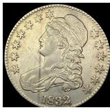 1832 Capped Bust Silver Half Dollar CLOSELY UNCIRC