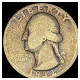 1932-S Silver Washington Quarter NICELY CIRCULATED