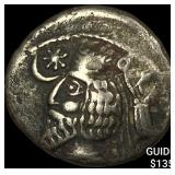Parthian Empire 247-224 AD Silver Drachm NEARLY U