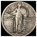 1917 Type 1 Standing Liberty Quarter NEARLY UNCIRC