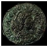 Roman Theodosius I 379-395 AD AE4 CLOSELY UNCIRCU