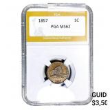 1857 Flying Eagle Cent PGA MS62