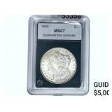 1885 Morgan Silver Dollar MS67