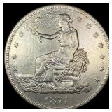1877-S Silver Trade Dollar CLOSELY UNCIRCULATED