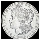 1886 Morgan Silver Dollar CLOSELY UNCIRCULATED
