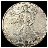 1937-D Silver Walking Liberty Half Dollar CLOSELY