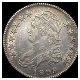 1809 Silver Capped Bust Half Dollar NEARLY  UNCIR