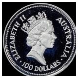 1990 Platinum 1 oz Australian Koala $100 GEM PROOF
