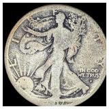1917-S Silver Walking Liberty Half Dollar NICELY C