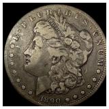 1890-CC Silver Morgan Dollar LIGHTLY CIRCULATED