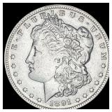 1891-O Silver Morgan Dollar NEARLY UNCIRCULATED