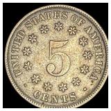 1883 Shield Nickel LIGHTLY CIRCULATED