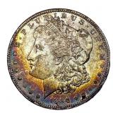 1884-O Morgan Silver Dollar Toned