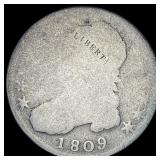 1809 Capped Bust Half Dollar NICELY CIRCULATED