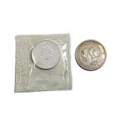 [2 Coins]1991/2000 Canada/China 1 oz SIlver Dollar