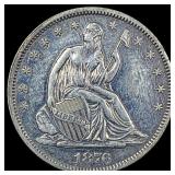 1876-S Silver Half Dollar CLOSELY UNCIRCULATED