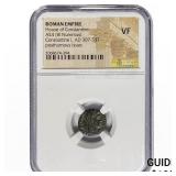 Roman Constantine I, AD 307-337 AE4 BI Nummus NGC
