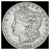 1893-CC Silver Morgan Dollar LIGHTLY CIRCULATED