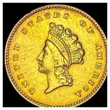 1854 Gold $1 Indian Head Type 2 HIGH GRADE