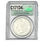 1886 CAC Morgan Silver Dollar PCGS MS65