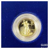1991-P 1/10 oz Gold American Eagle $5 Proof