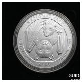 2020-P National Park of Samoa 5oz Silver Quarter