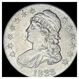 1833 Capped Bust Half Dollar NEARLY UNCIRCULATED