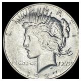 1927-D Silver Peace Dollar CHOICE AU
