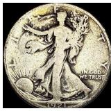 1921-S Walking Liberty Half Dollar NICELY  CIRCUL