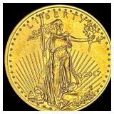 2017 1/10 oz Gold American Eagle $5 SUPERB GEM BU