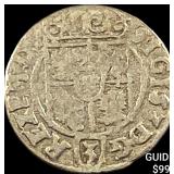1587-1632 Poland Sigismund III Silver 3 Polker CHO